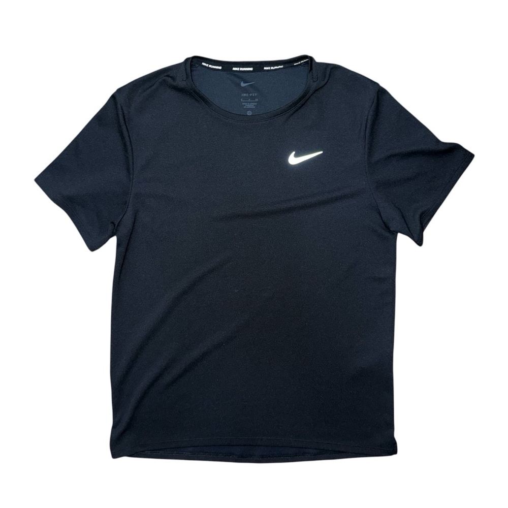 Nike Men Dri-FIT Black Athletic T-Shirt